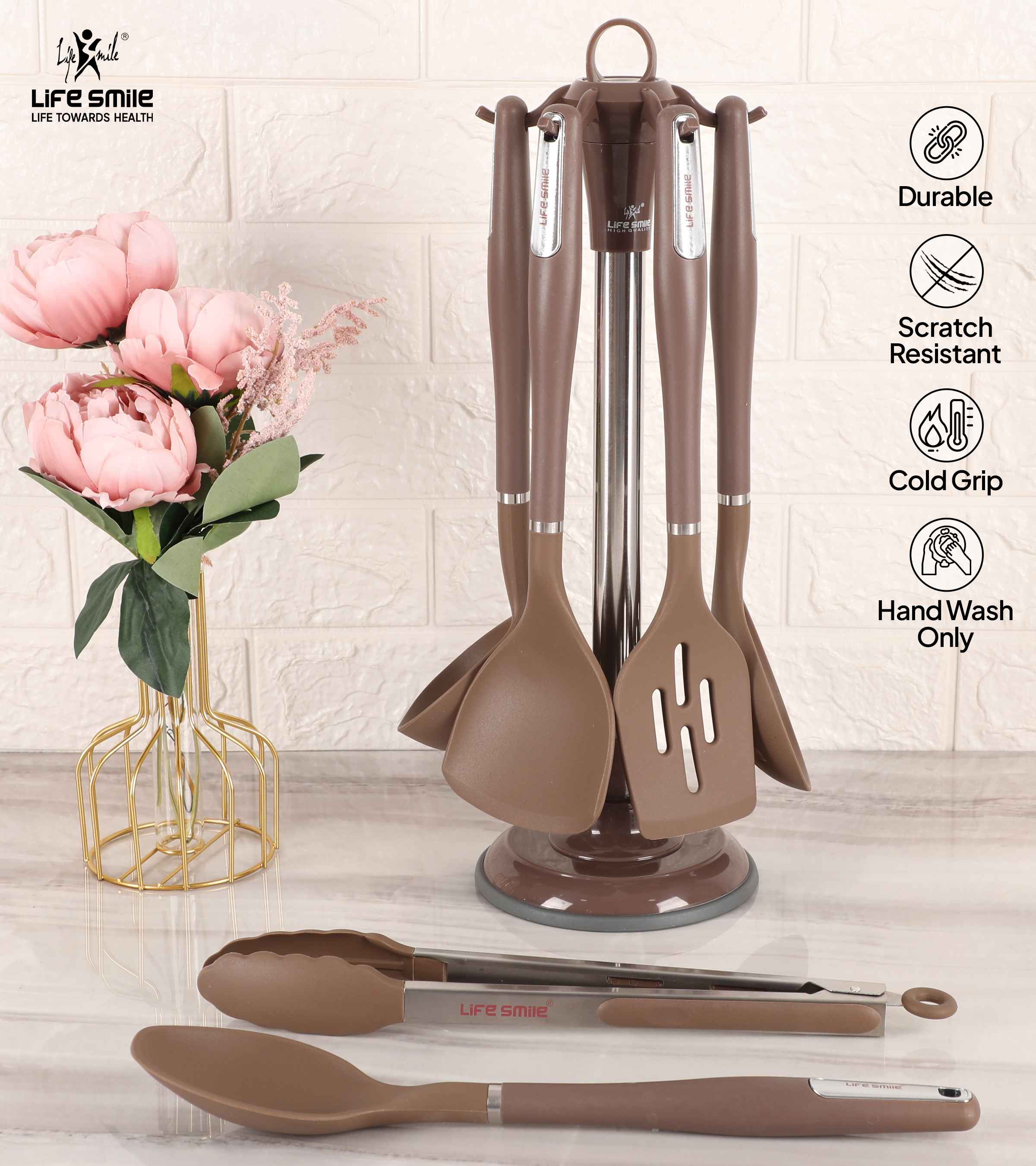 Kitchen Cooking Utensils and Tools with Ladle and Skimmer