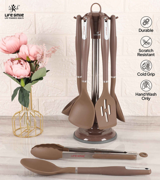 Kitchen Cooking Utensils and Tools with Ladle and Skimmer