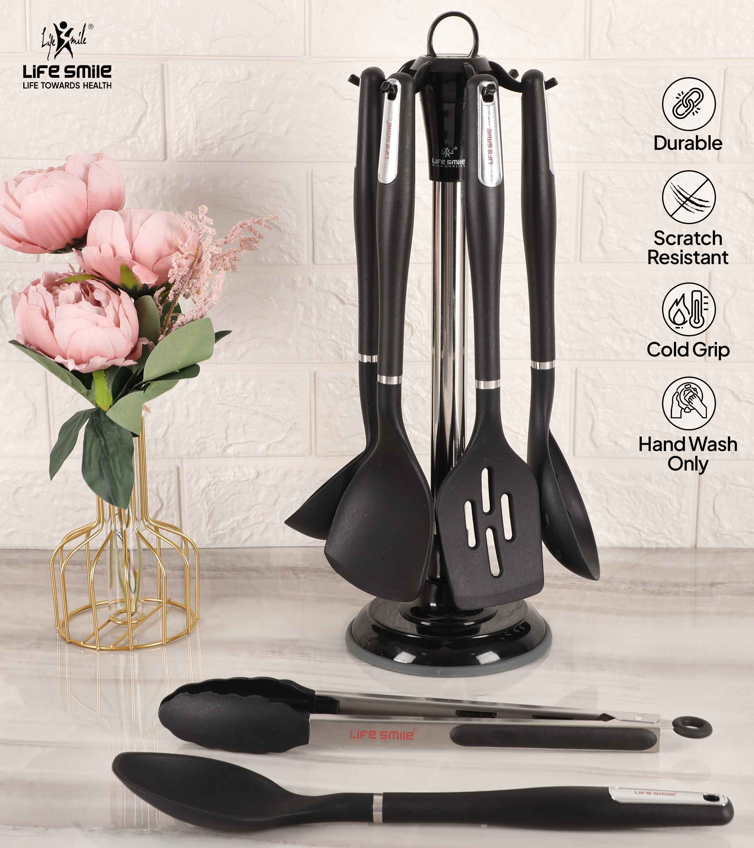 Kitchen Cooking Utensils and Tools with Ladle and Skimmer