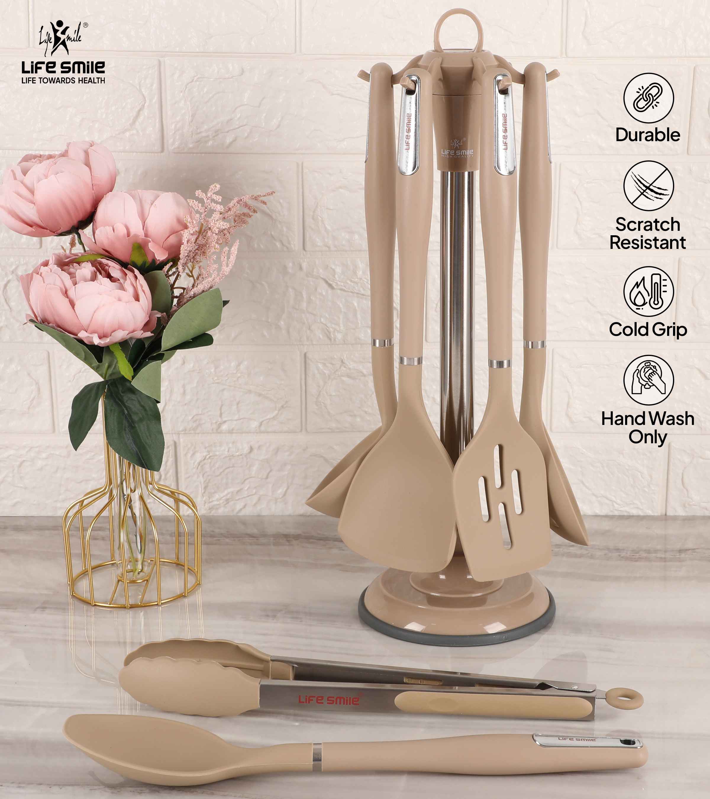 Kitchen Cooking Utensils and Tools with Ladle and Skimmer