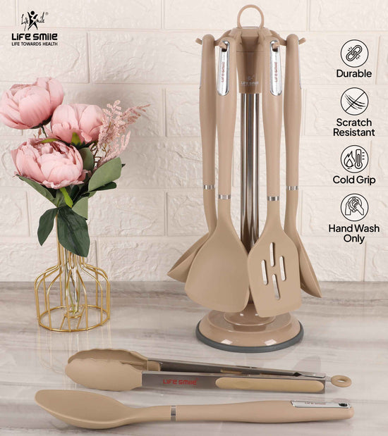 Kitchen Cooking Utensils and Tools with Ladle and Skimmer