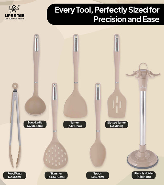 Kitchen Cooking Utensils and Tools with Ladle and Skimmer