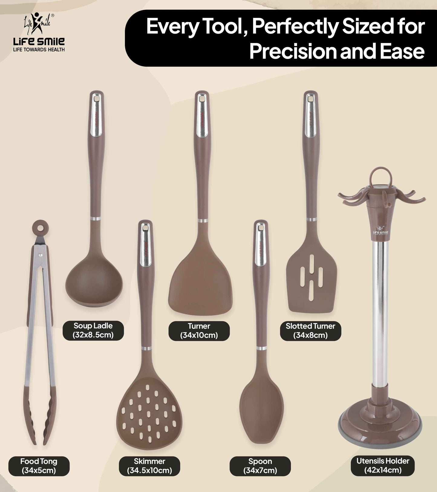 Kitchen Cooking Utensils and Tools with Ladle and Skimmer