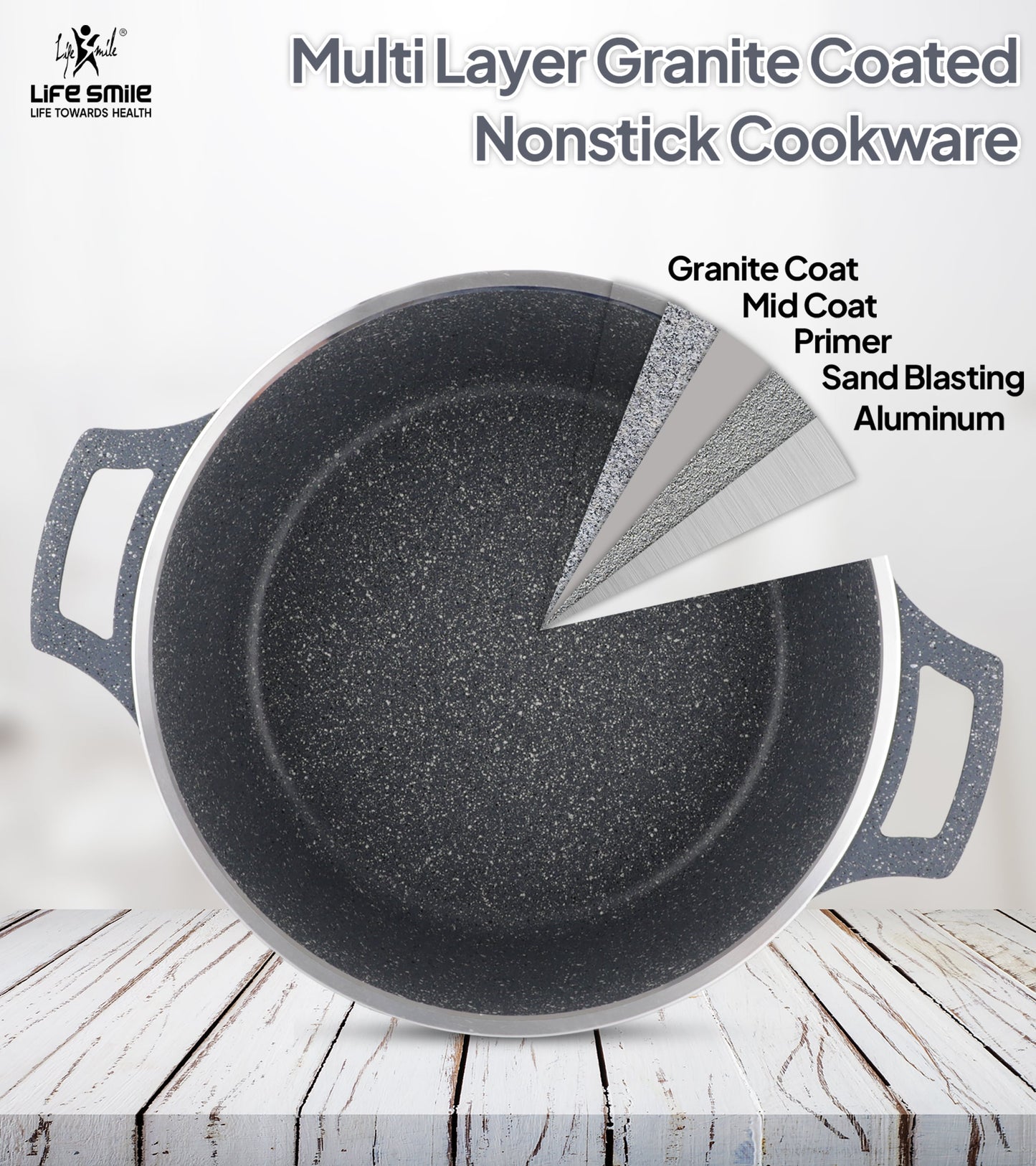 Cookware Set 29 Pieces Non Stick Multi Layer Granite Coating