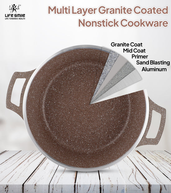 Cookware Set 29 Pieces Non Stick Multi Layer Granite Coating