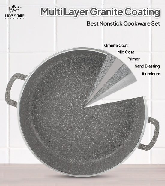 Granite Coated Cookware Set