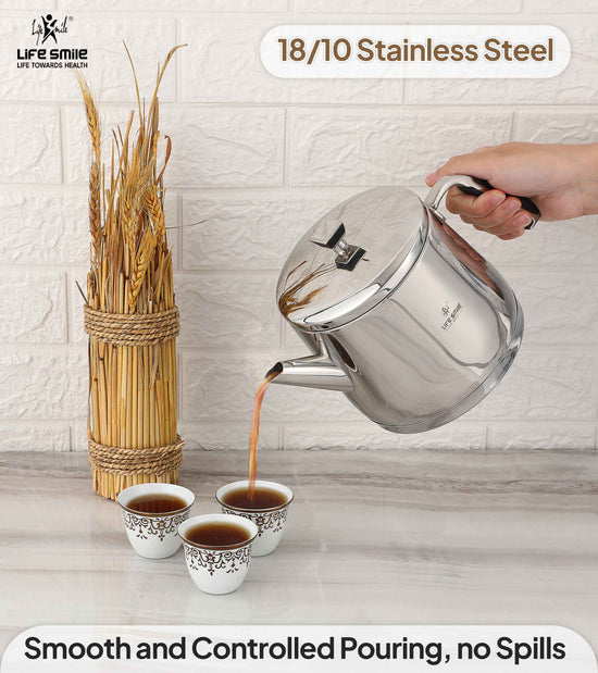 Stainless Steel Tea Kettle with Induction Bottom for Kitchen