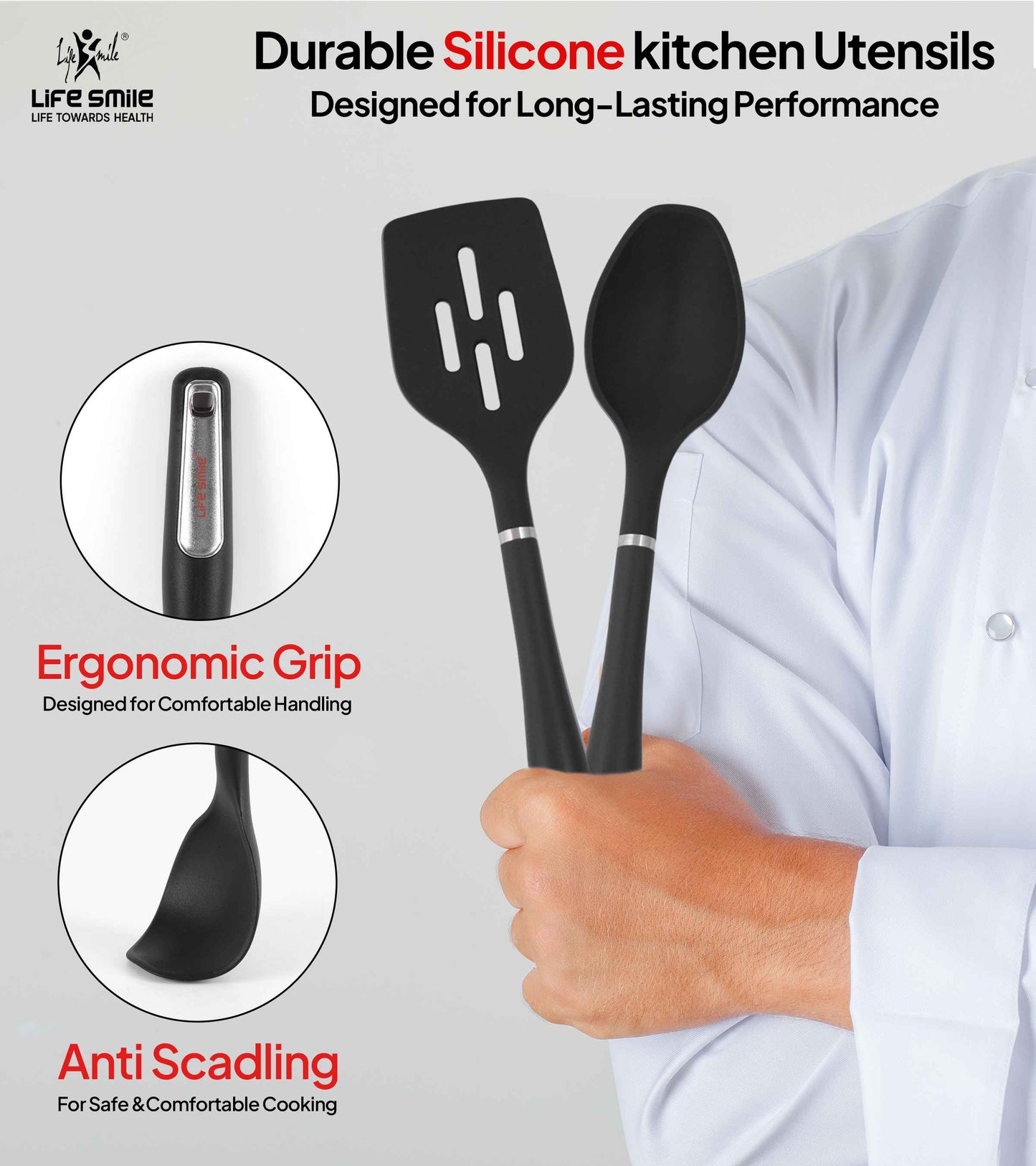 Kitchen Cooking Utensils and Tools with Ladle and Skimmer