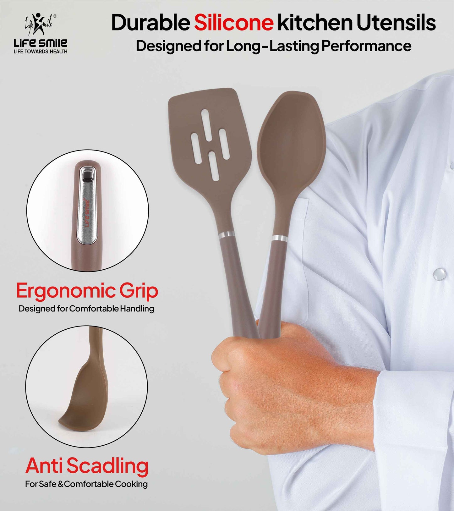 Kitchen Cooking Utensils and Tools with Ladle and Skimmer