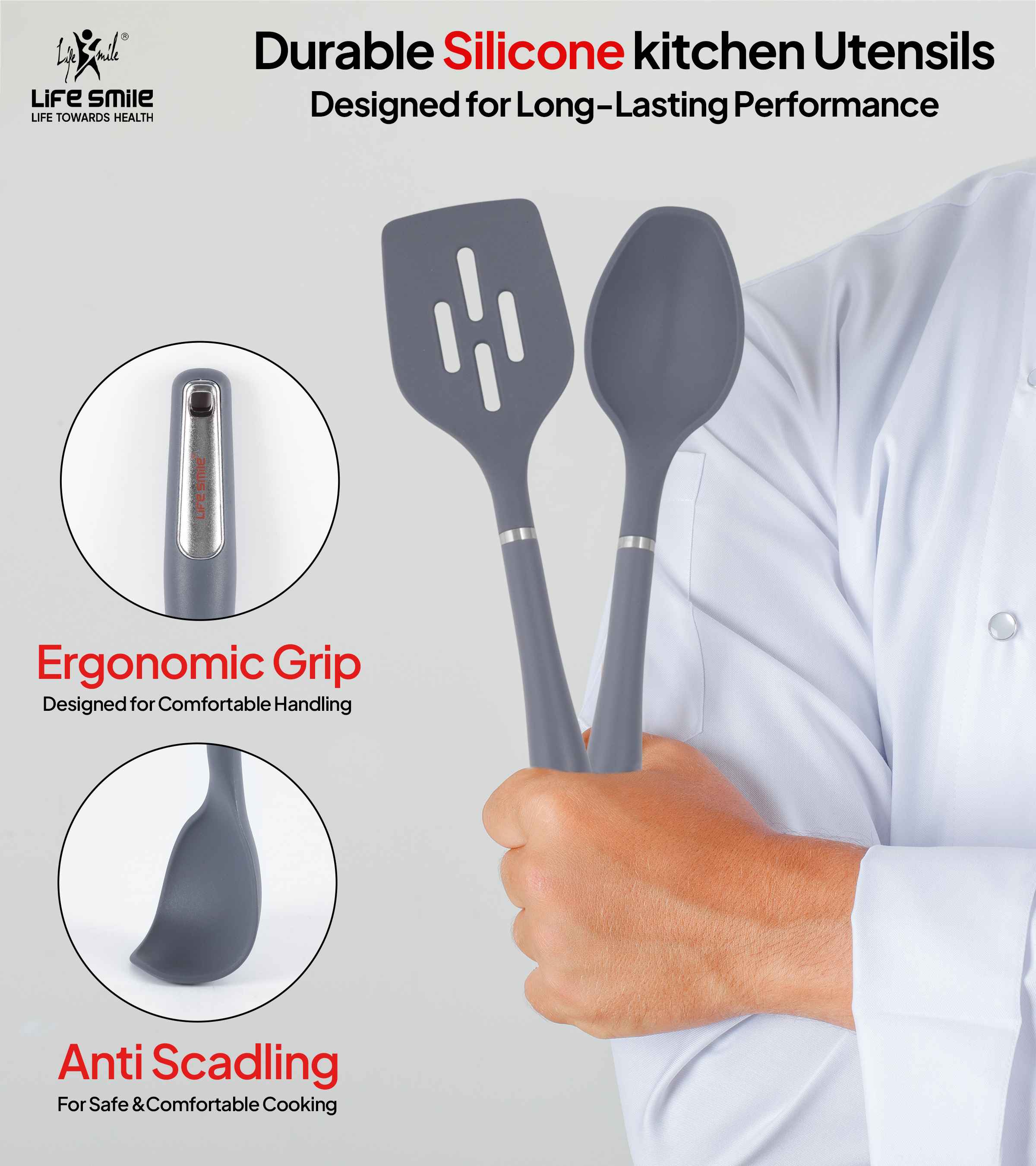 Kitchen Cooking Utensils and Tools with Ladle and Skimmer