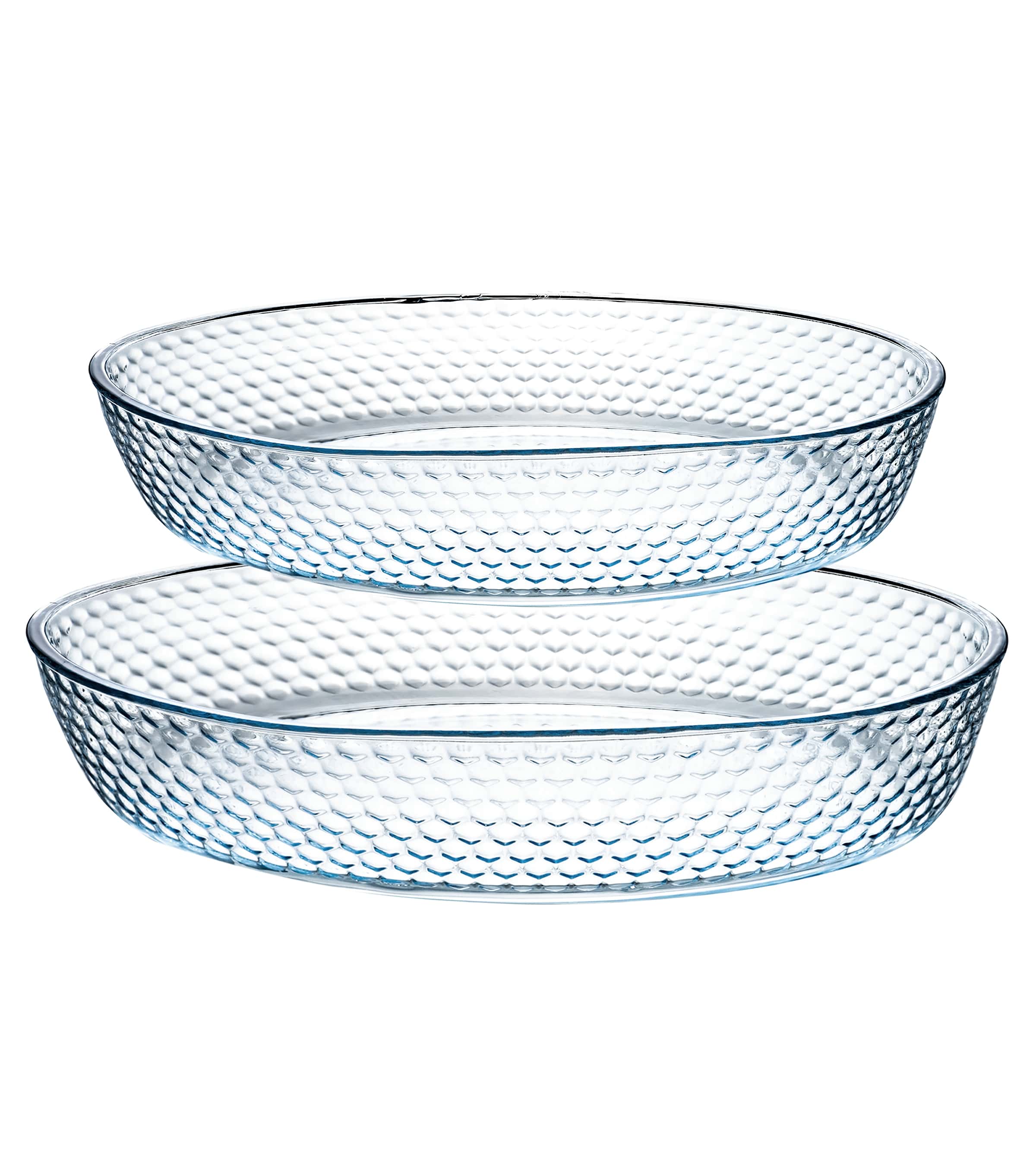 Glass Baking Dish Oval Shape Bakeware Set Oven Safe