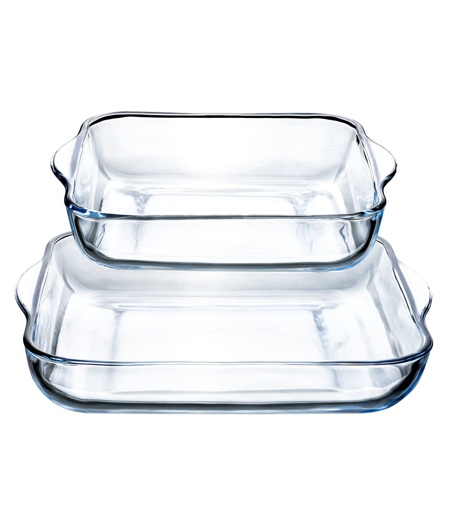 Square Baking Dish Set Heat Resistant Microwave Safe Tray