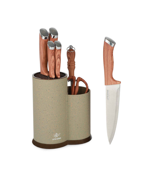 Knife Set 8 Pcs Scratch Resistant Stainless Steel