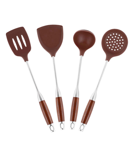 Silicone Kitchen Tools Utensils for Cooking with Skimmer