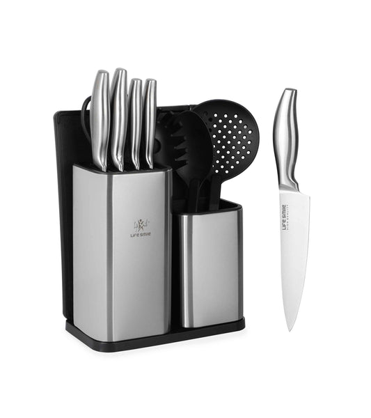 Big Knife Set for Kitchen Stainless Steel with Cutting Board