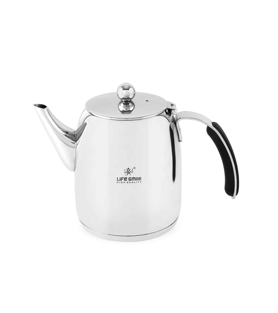 Stainless Steel Kettle with Induction Bottom for Tea and Coffee