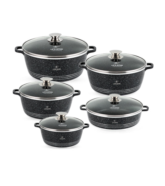 Granite Coated Cookware Set