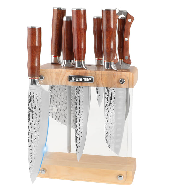 Best Cooking Knife Set with Stand and Knife Sharpner